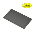thumbnail image 1 of Uxcell Metal Business Card Anodized Aluminum Plate for DIY Laser Printing 15pcs Black 3.1"x1.6"x0.04", 1 of 7
