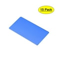 thumbnail image 1 of Uxcell Metal Business Card Anodized Aluminum Plate for DIY Laser Printing 15pcs Blue 3.1"x1.6"x0.03", 1 of 7