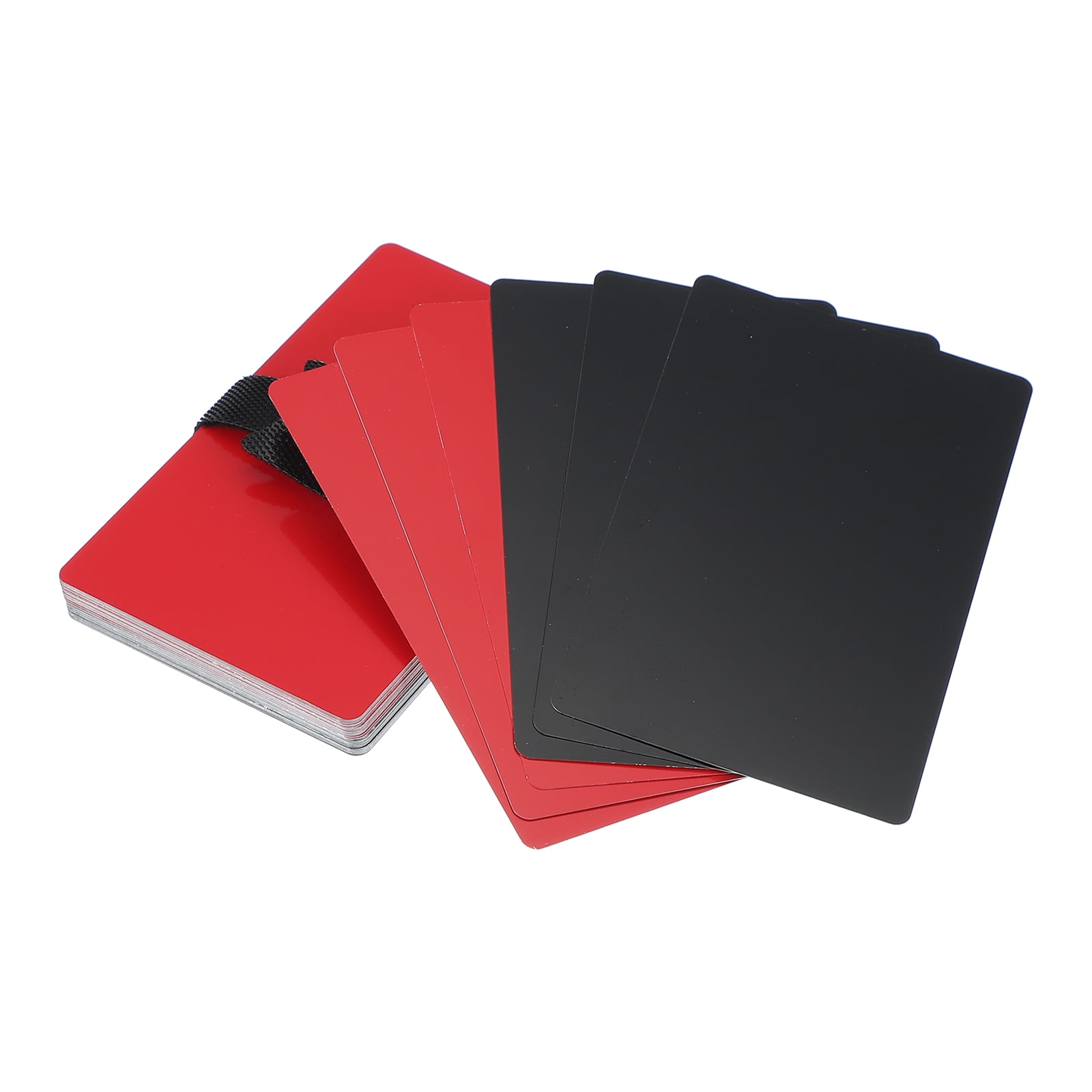 LEXININ Black Aluminum Business Cards – 300pcs, 3.4 X 2.1 Inch Blank Metal Cards For Engraving
