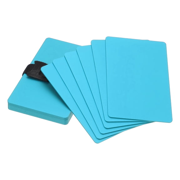 Uxcell Metal Business Card Thick Anodized Aluminum Blank Laser Engraving Cards for Custom Gifts Blue