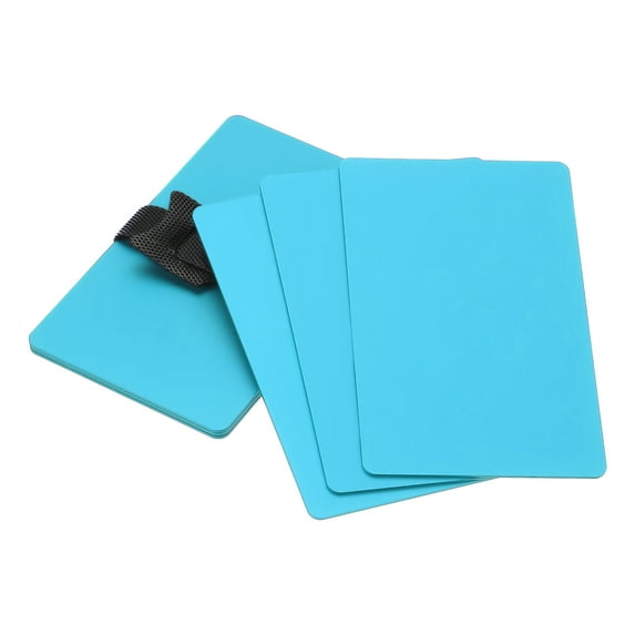 Uxcell Metal Business Card Thick Anodized Aluminum Blank Laser Engraving Cards for Multipurpose Use Blue