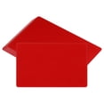 thumbnail image 1 of Uxcell Metal Business Cards Blank Name Card Laser Engraving Aluminum with Adhesive, Red 25 Pack, 1 of 6