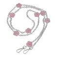 thumbnail image 1 of Uxcell Metal Chain Phone Lanyard, Anti Theft Crossbody Strap with Detachable Tether Tabs Pink, 1 of 7