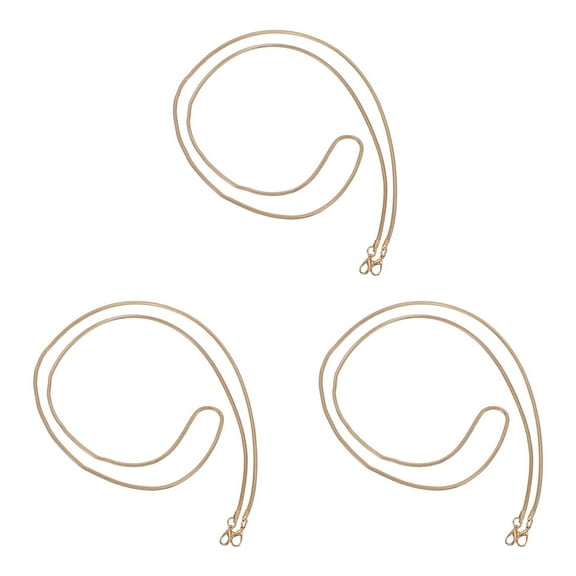 Uxcell Metal Chain Phone Lanyard, Anti Theft Crossbody Phone Strap for Bags and Wallets Gold 1.2 in