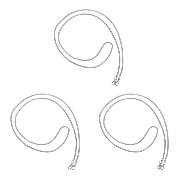 Uxcell Metal Chain Phone Lanyard, Anti Theft Crossbody Phone Strap for Bags and Wallets Silver 1.2 in