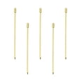thumbnail image 1 of Uxcell Metal Cocktail Toothpicks Cylinder Drink Picks Cocktail Skewers 5Pack(Gold), 1 of 8