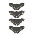 thumbnail image 1 of Uxcell Metal Desk Corner Protectors Table Edge Cover Guard 1.57" x 1.57" x 0.35" Bronze Tone 4 Pack, 1 of 3