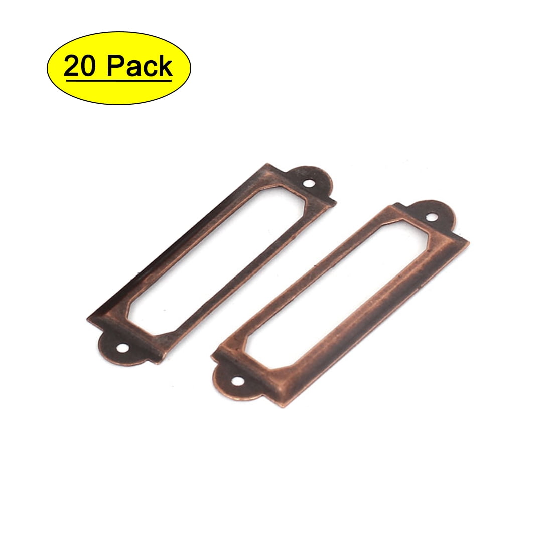 Uxcell File Furniture Cupboard Shelves Drawer Name Card Label Holder ...