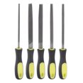 thumbnail image 1 of Uxcell Metal File Set 6" High Carbon Hardened Steel Cut Hand Rasp with Handle (5Pcs Kit), 1 of 6