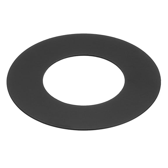 Uxcell Metal Goof Trim Ring, 2.59" OD 1.38" ID Circular Ceiling Light Ring Trims, Matte Black 1Pack