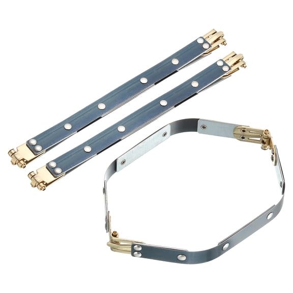 Uxcell Metal Internal Flex Frames, 3 Pack 8.27" x 0.55" Flex Frame Kiss Lock Clasp, Handbag Frame Hardware Accessories Bag Clip