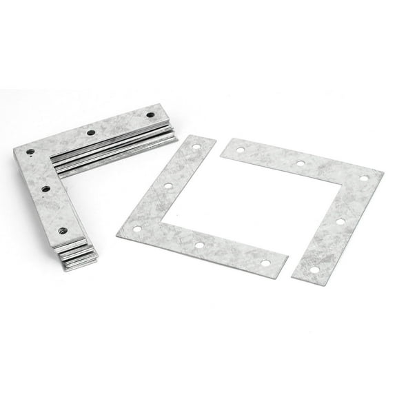 Uxcell Metal L Shaped Angle Fixing Flat Repair Plates Joining Bracket 16pcs