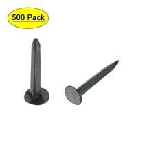 Uxcell Metal Nails Tacks 1/2"(13mm) for Shoes Boots Leather Heels Soles Replacement, Black 500 Pack