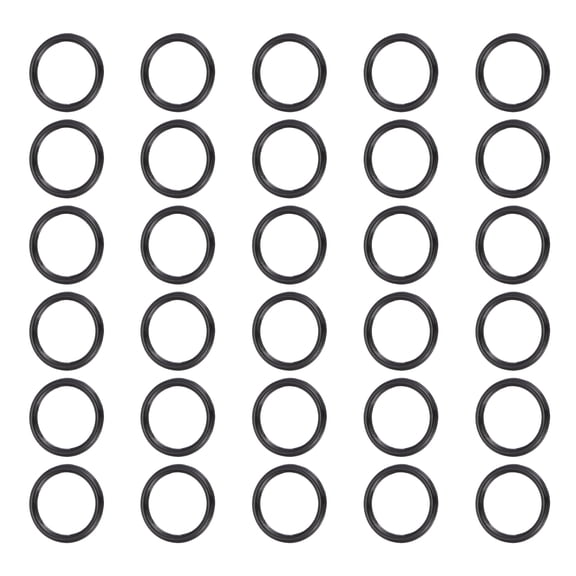Uxcell Metal O Rings, (3/8" ID 0.08" Thick, Gold) (30 Pcs), Seamless Welded Multi-Purpose Round Ring Hardware, Suit for - Belts/Bags/Dog Collar/Macrame/Hanging