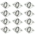 thumbnail image 1 of Uxcell Metal Phone Charm Hook 1.1", 12Pcs Adhesive Square Shaped Phone Finger Grip Hook Smartphones Keychain Ring Charm Loop for DIY Tablet Case Accessories, Silver, 1 of 6