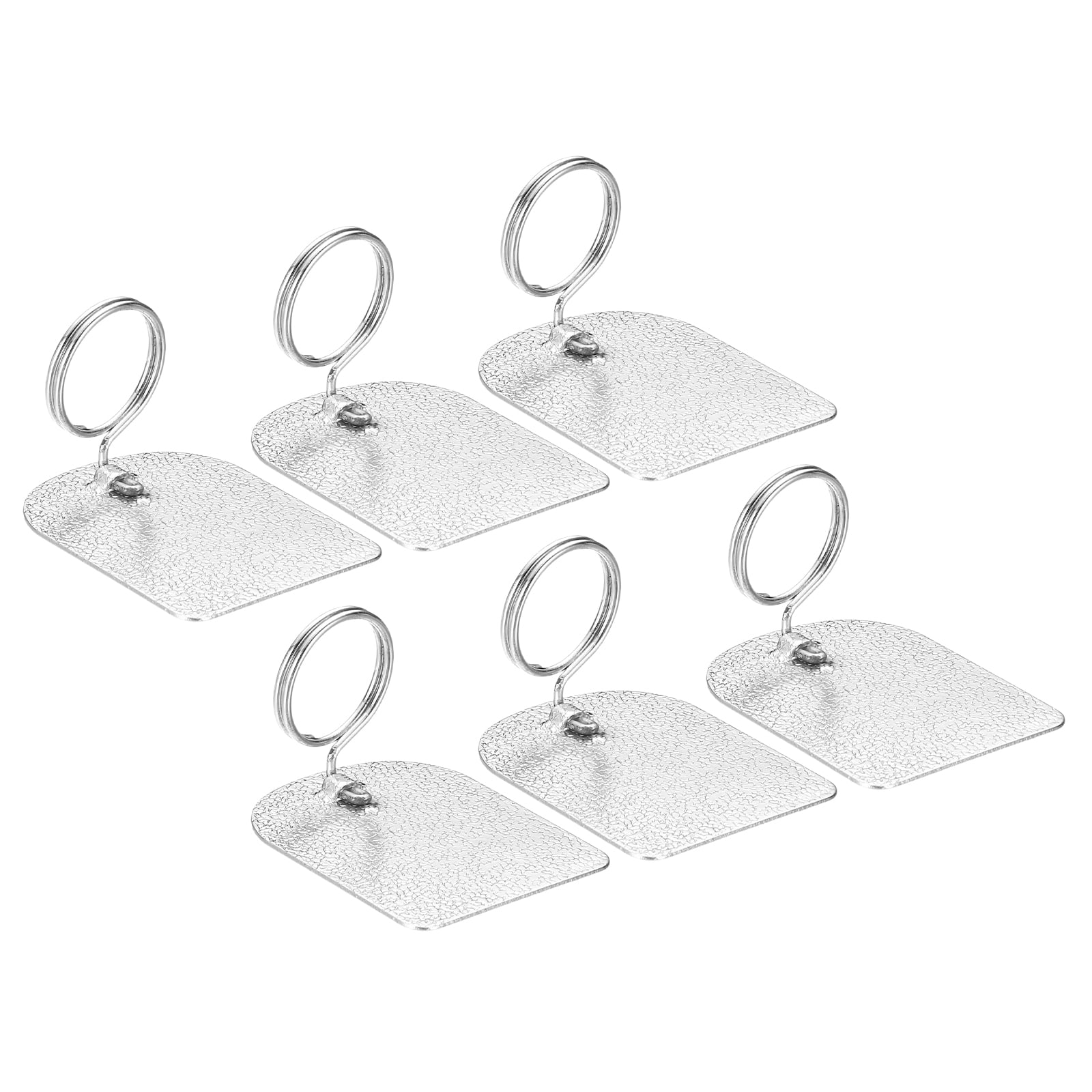Stand Loop Uxcell Metal Price Tag Holder 0.8 Inch, 6 Pcs Sign Clips, Clip-On Label ...