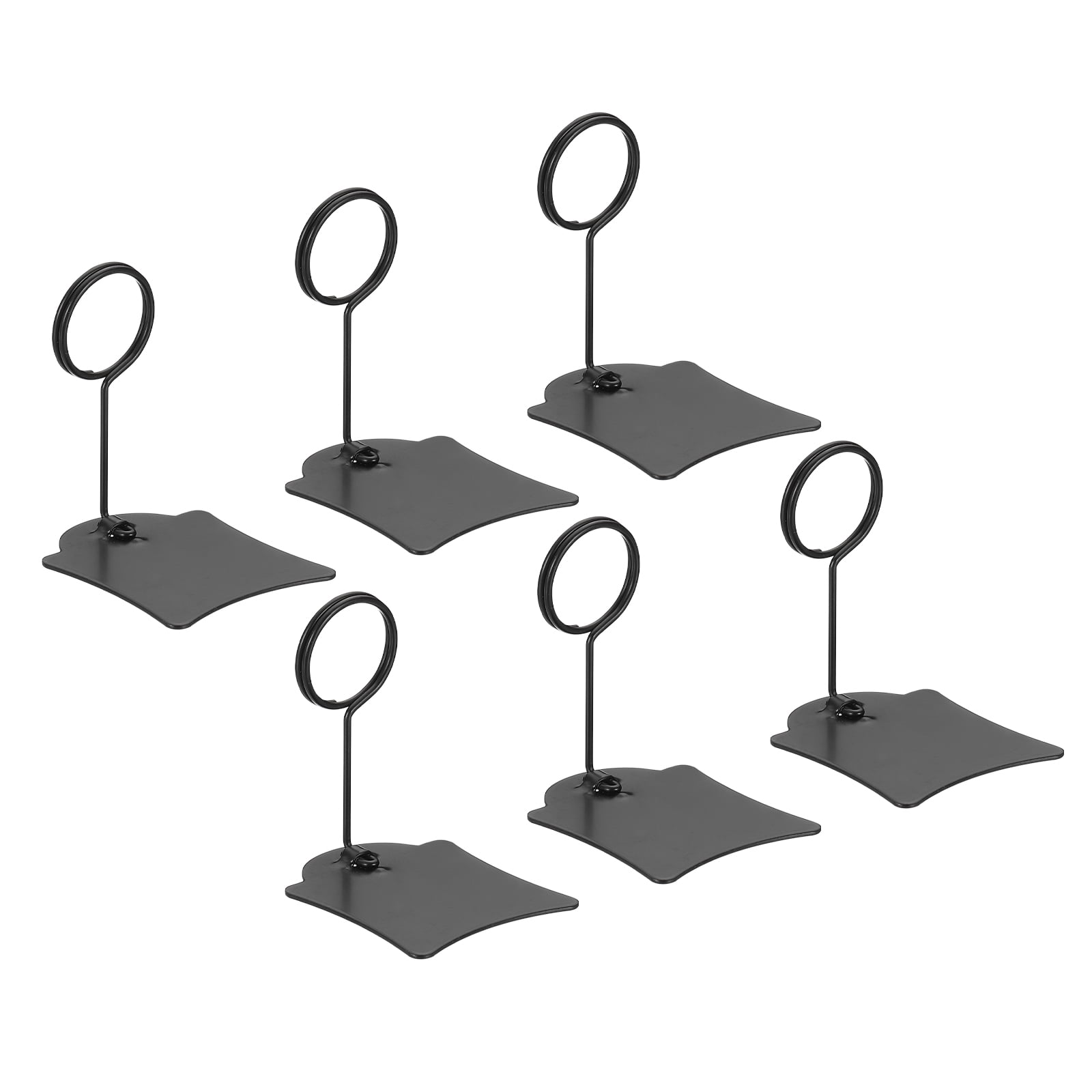 Stand Loop Uxcell Metal Price Tag Holder 1.6 Inch, 6 Pcs Sign Clips, Clip-On Label ...