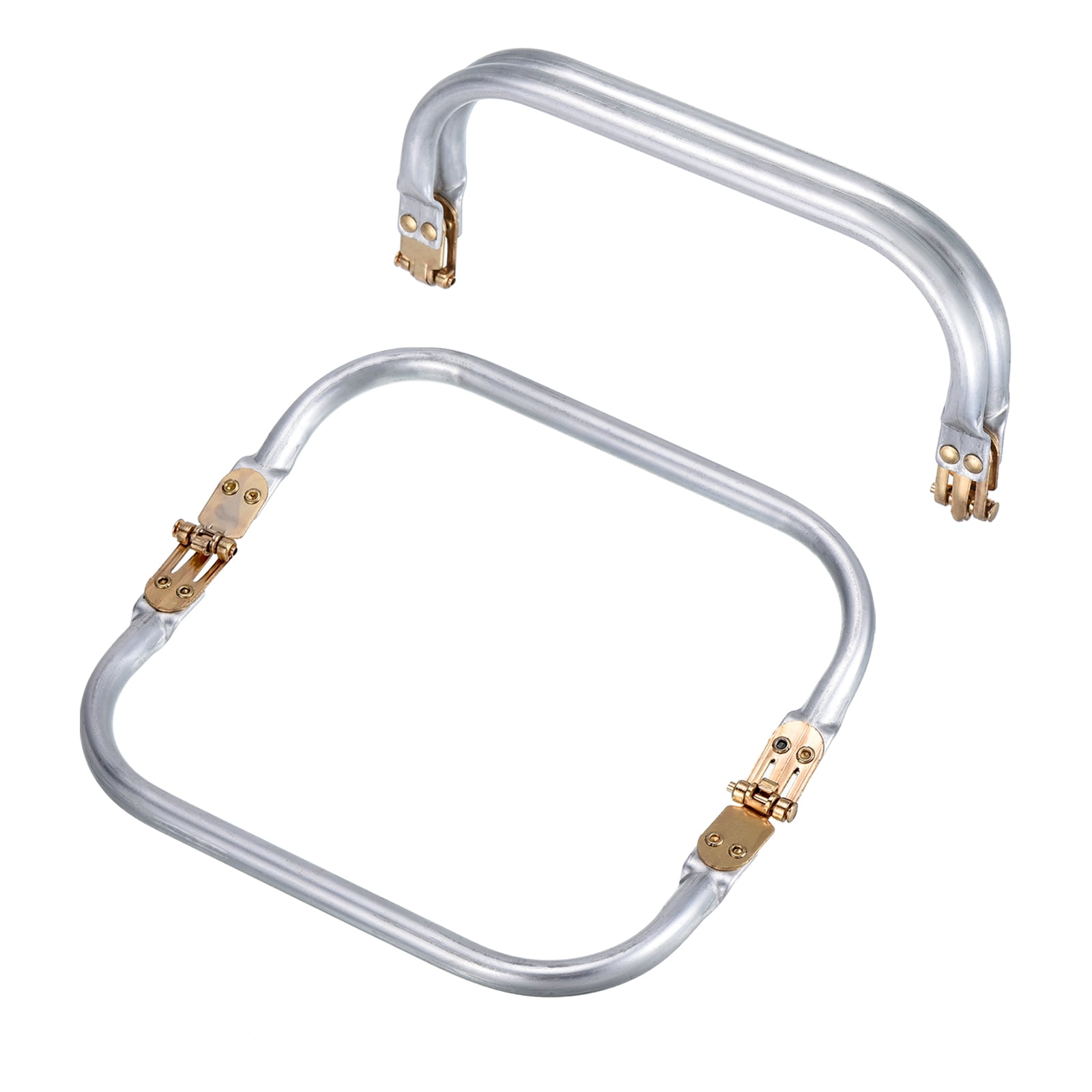Retro Metalen Kus Sluiting Frame – 20 Cm – Zilver – Voor DIY Portemonnee, Tas & Handgemaakte Accessoires