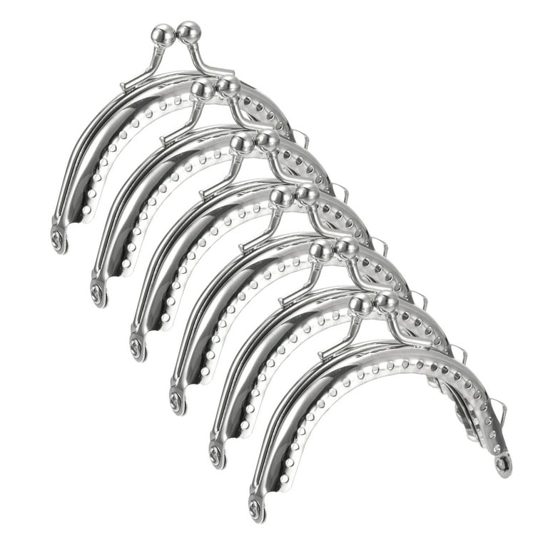 No Sew Pair of Silver Purse Frames No Sew Pair of Silver Purse Frames