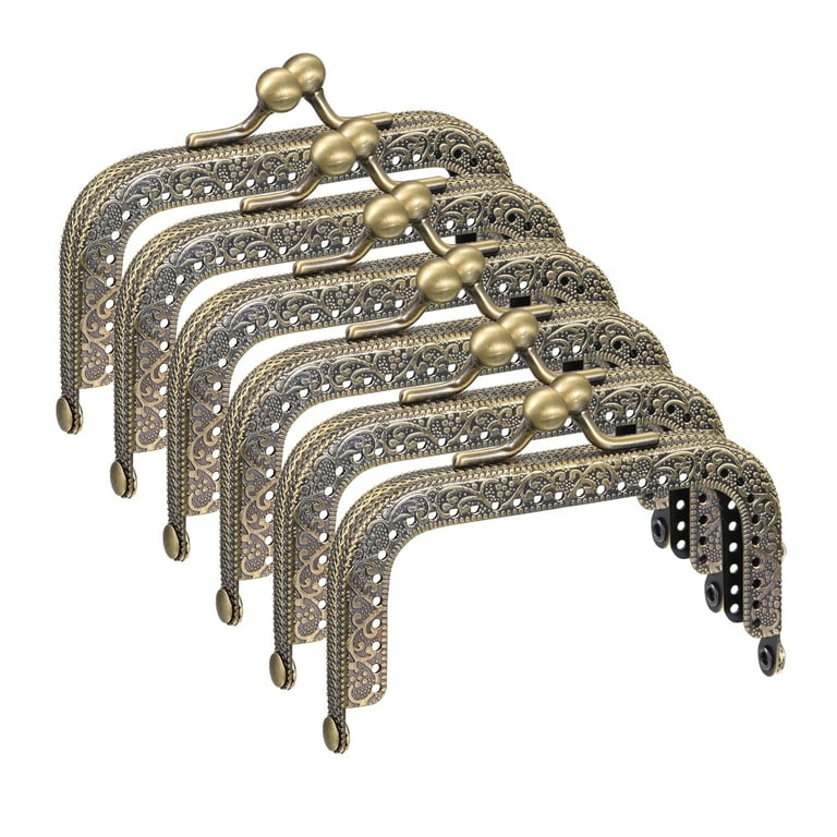 No Sew Pair of Silver Purse Frames No Sew Pair of Silver Purse Frames