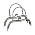 thumbnail image 1 of Uxcell Metal Purse Frames, 7.5" 2Pack Kiss Lock Clasp Frame for Coin Bags Sewing DIY, Black, 1 of 6