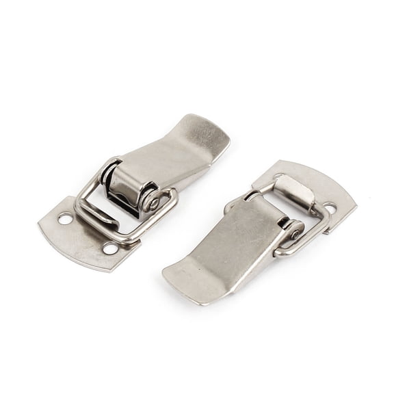 Uxcell Metal Spring Loaded Case Boxes Suitcase Chest Trunk Lock Toggle Latch Catch Clamp Clip 2 Set