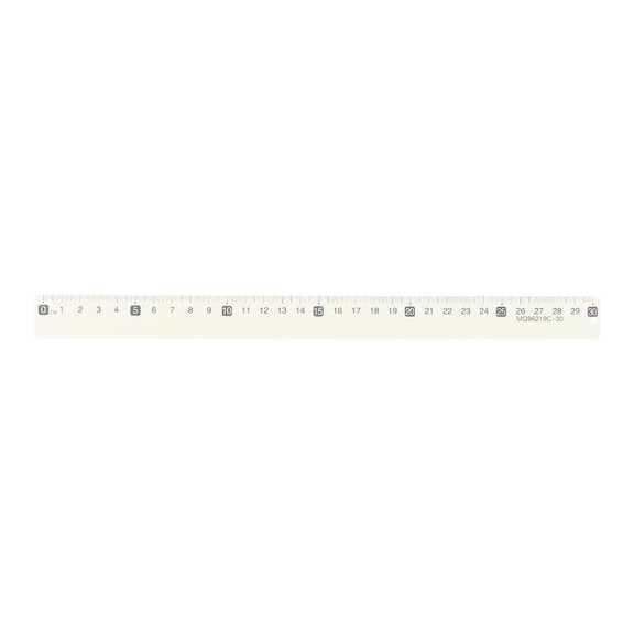 Uxcell Metal Straight Ruler 12 Inch(30cm) Metric Aluminum Alloy Measuring Rulers Scale Tool with Hole for Measure Study Reading Classroom Office, White