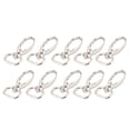 thumbnail image 1 of Uxcell Metal Swivel Lanyard Snap Hook Lobster Claw Clasp Clips Silver Tone 10 Pcs, 1 of 2