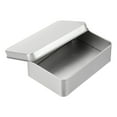 thumbnail image 1 of Uxcell Metal Tin Box 4.3 x 2.9 x 1.2 inch Rectangular Storage Tin Box with Lid Portable Tinplate Container, 1 of 6