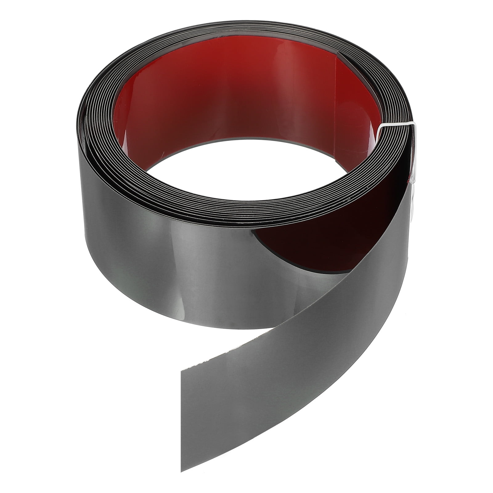 Uxcell Metal Wall Trim 13.1ft x 2.36" Peel and Stick Stainless Steel Trim, Black