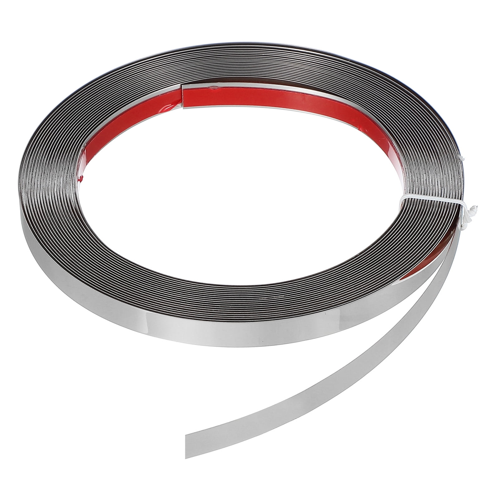 Uxcell Metal Wall Trim 26.2ft x 0.39" Peel and Stick Stainless Steel ...