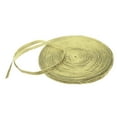 thumbnail image 1 of Uxcell Metallic Glitter Velvet Ribbon 3/8"x 25 Yard Single Face Sparkle Ribbon Gift Wrapping Light Gold, 1 of 5