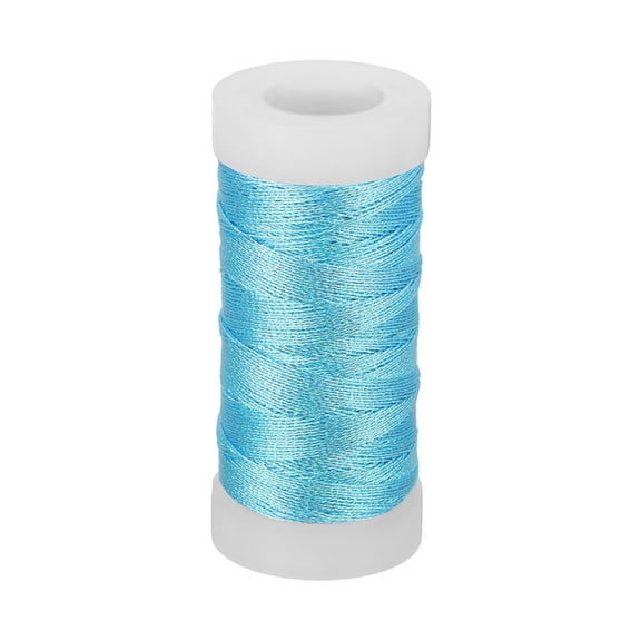 Uxcell Metallic Thread, Embroidery Thread for Sewing Machine Hand Embroidery DIY Crafts Blue