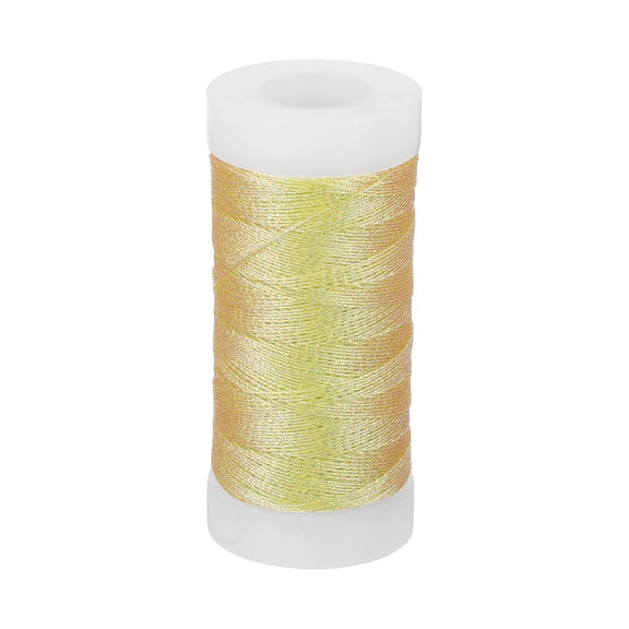Uxcell Metallic Thread, Embroidery Thread for Sewing Machine Hand Embroidery DIY Crafts Gold