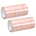 thumbnail image 1 of Uxcell Metallic Washi Tape 15mm x 5m, 10 Pack Art Tapes Washi Self-Adhesive Pink Gold, 1 of 5