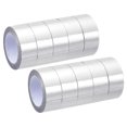 thumbnail image 1 of Uxcell Metallic Washi Tape 15mm x 5m, 10 Pack Art Tapes Washi Self-Adhesive Silver Tone, 1 of 5
