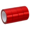 thumbnail image 1 of Uxcell Metallic Washi Tape 15mm x 5m, 4 Pack Art Paper Tapes Washi Self-Adhesive Red, 1 of 5