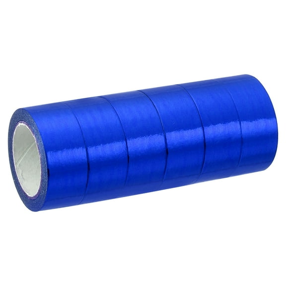 Uxcell Metallic Washi Tape 15mm x 5m, 6 Pack Art Tapes Washi Self-Adhesive Dark Blue