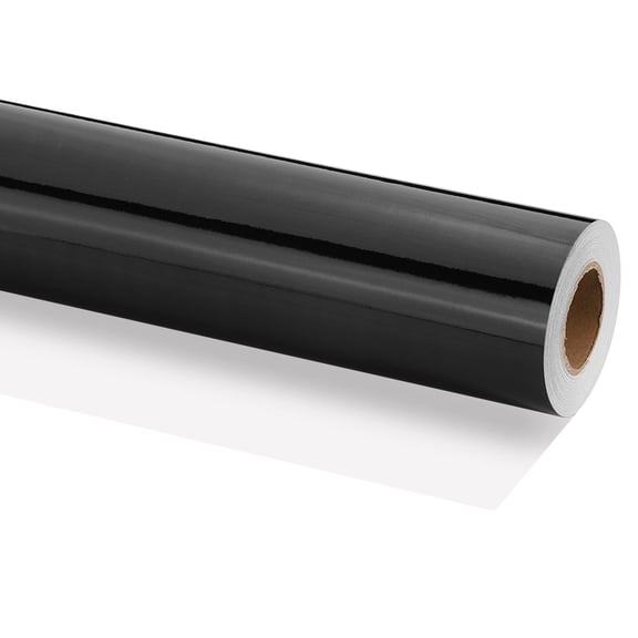 Uxcell Metallic Wrapping Paper, 18 Inch x 800 Inch(65.6Ft)Packing Paper Black