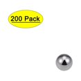 thumbnail image 1 of Uxcell Metric  Bearing Precision Ball Carbon Steel Silver Tone 200pcs 0.24'', 1 of 5