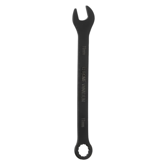 Uxcell Metric Combination Wrench 11mm CR-V Steel 12-Point Box & Open End Double Ended Wrenches Spanners Tools for Household Automotive Machinery DIY Repair, Black