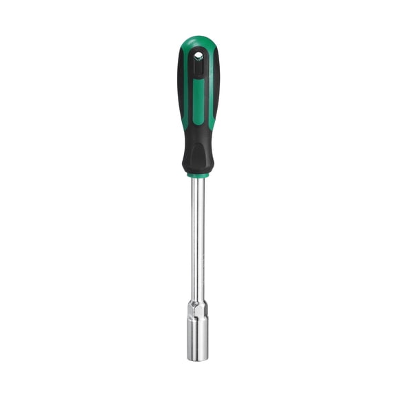 Uxcell Metric Nut Driver 12mm Dia CR-V 6 Point Hex Socket Wrench Screwdriver with Non-Slip Handle