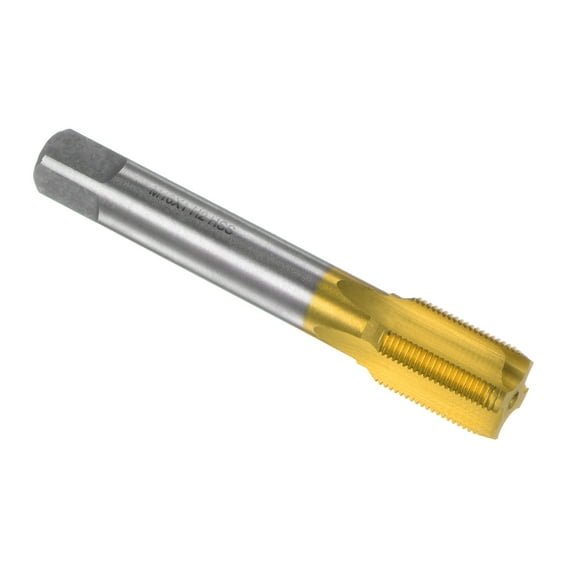 Uxcell Metric Tap M16 x 1 H2 Right Hand Thread Plug Ti-coated for Threading Tapping