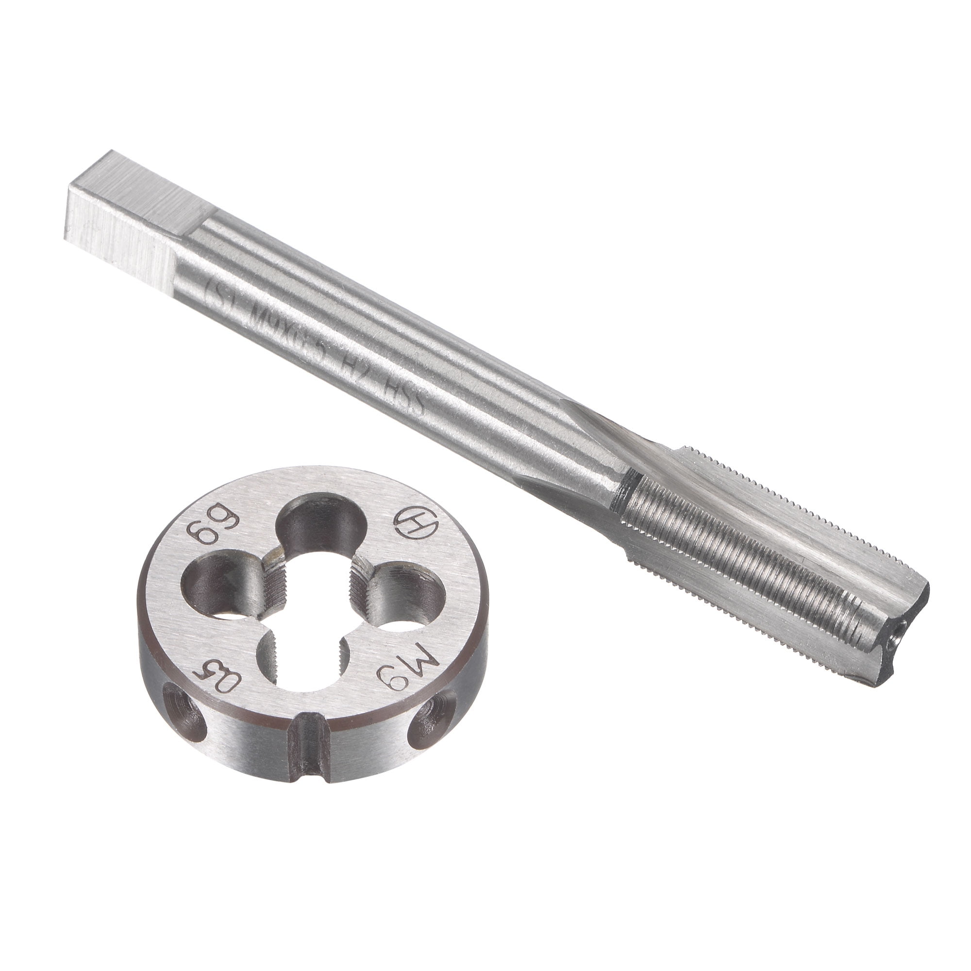 Die Set Machine Uxcell Metric Tap and Die Set Machine Thread Screw Tap with Round Die ...
