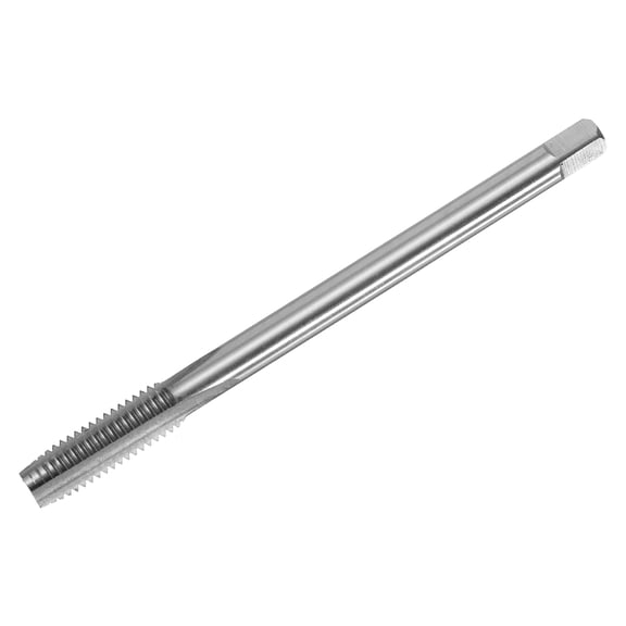 Uxcell Metric Thread Tap, M8 x 1.25 H2 100mm Extra Long Straight Flute Screw Thread Milling Tool