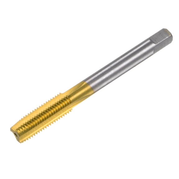 Uxcell Metric Thread Tap M8 x 1 Straight Flute Ti-Coated M35 High Speed Steel Threading Tapping Tool