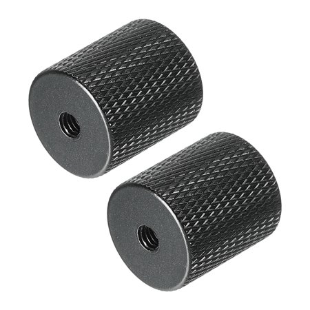 Uxcell Mic Stand Adapter 1/4 to M4 Female Camera Screw Thread Adapter for Microphone Tripod Stand Black 2 Pack