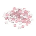 thumbnail image 1 of Uxcell Micro Glass Tiny Mini Mosaic Tile Pink 110 Pack, 1 of 6