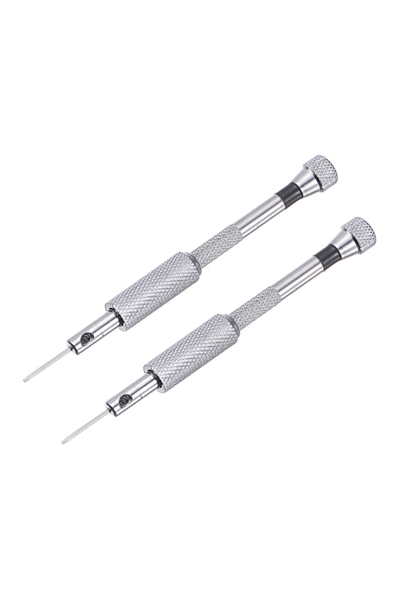 Micro Precision Screwdriver, 1.0mm Flat Head for Watch Eyeglasses Electronics Repair 2 Pack