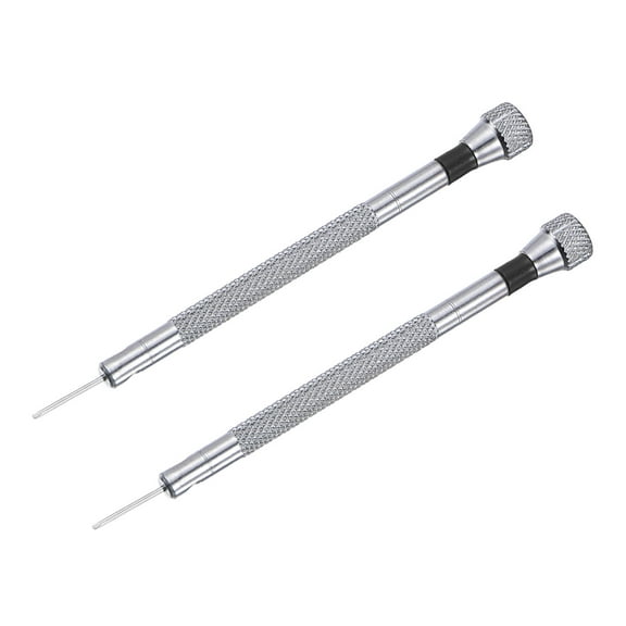 Uxcell Micro Precision Screwdriver, 1.0mm Slotted Head for Watch Eyeglasses Electronics Repair 2 Pack
